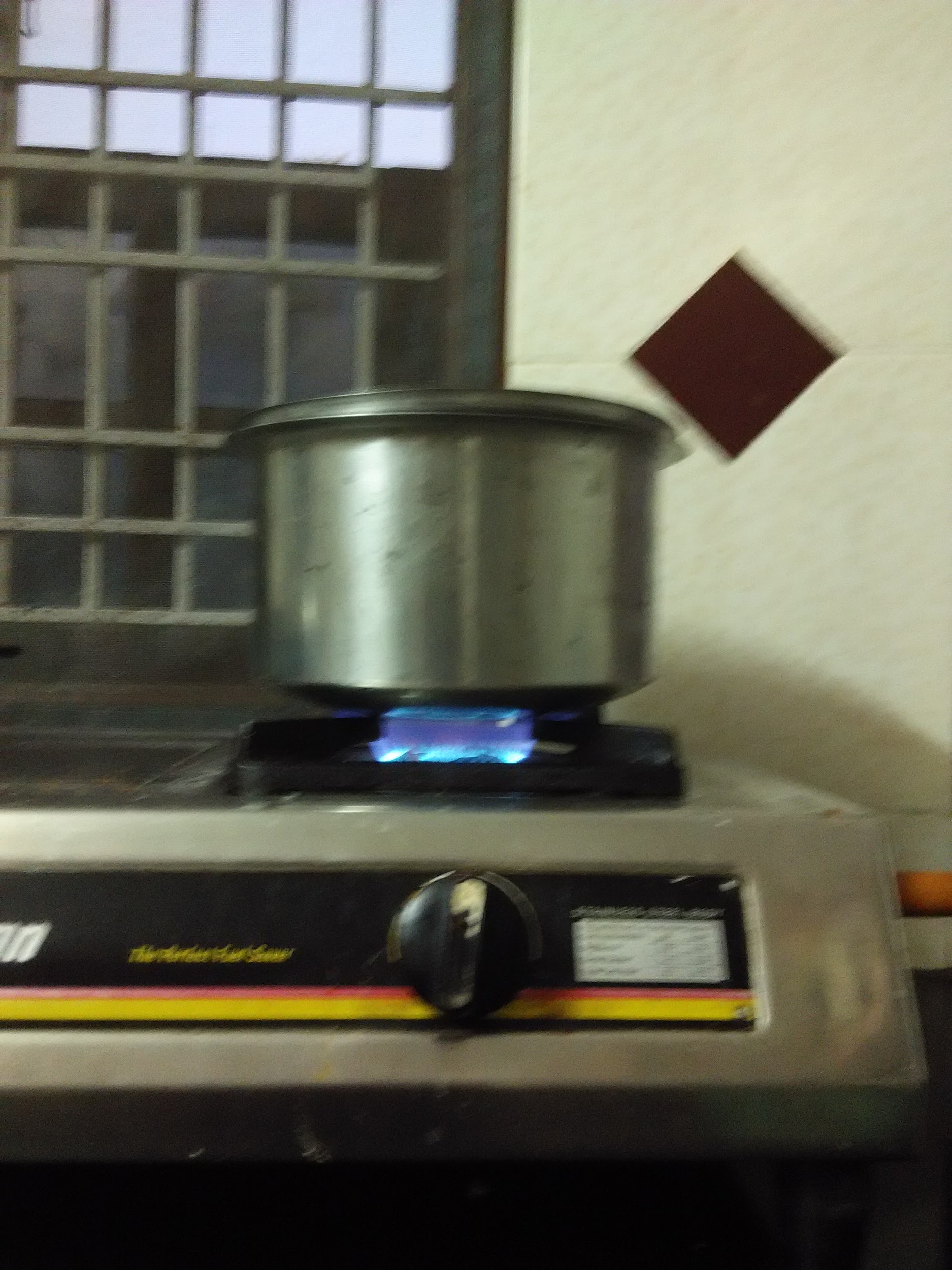 Example of an LPG stove at Indian households
